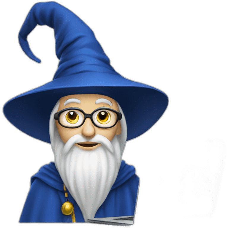 wizard with computer emoji