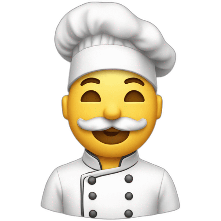 chef qui fait un bisou emoji