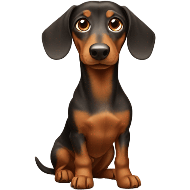 Dashund dog emoji  emoji