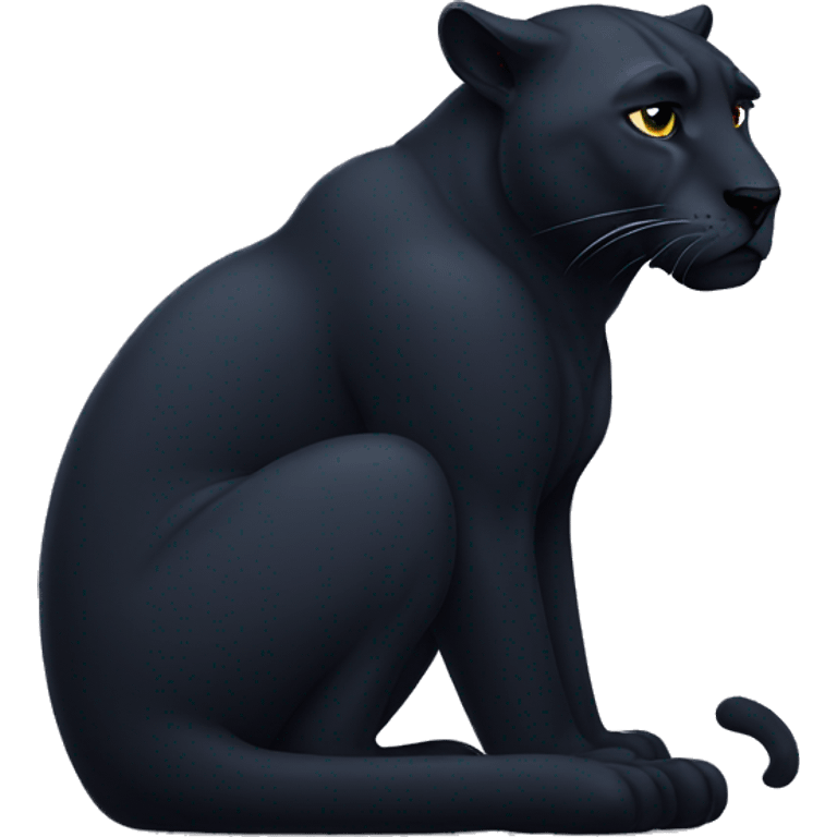 Sad Panther  emoji