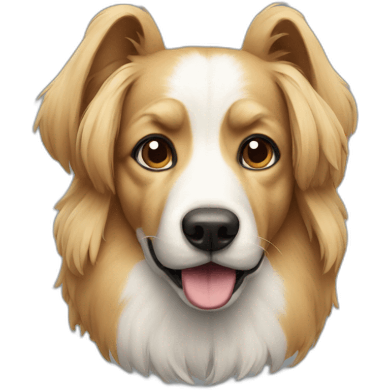 Scientific dog emoji