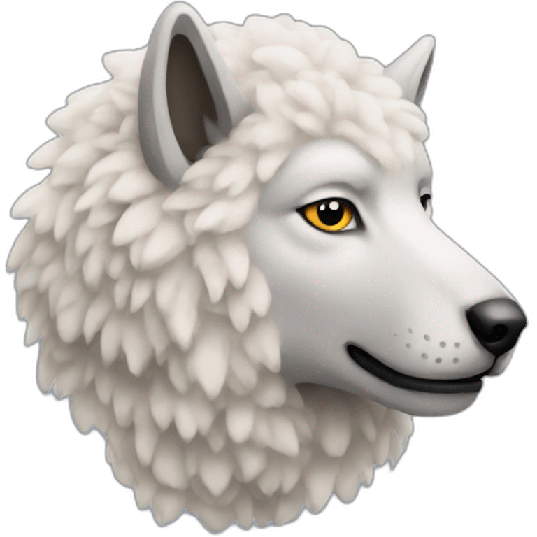 Wolf is a sheep skin emoji