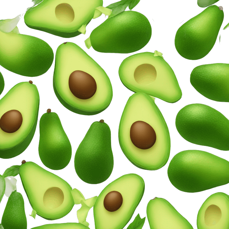 cute avocado emoji