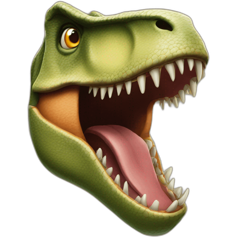 T rex face emoji