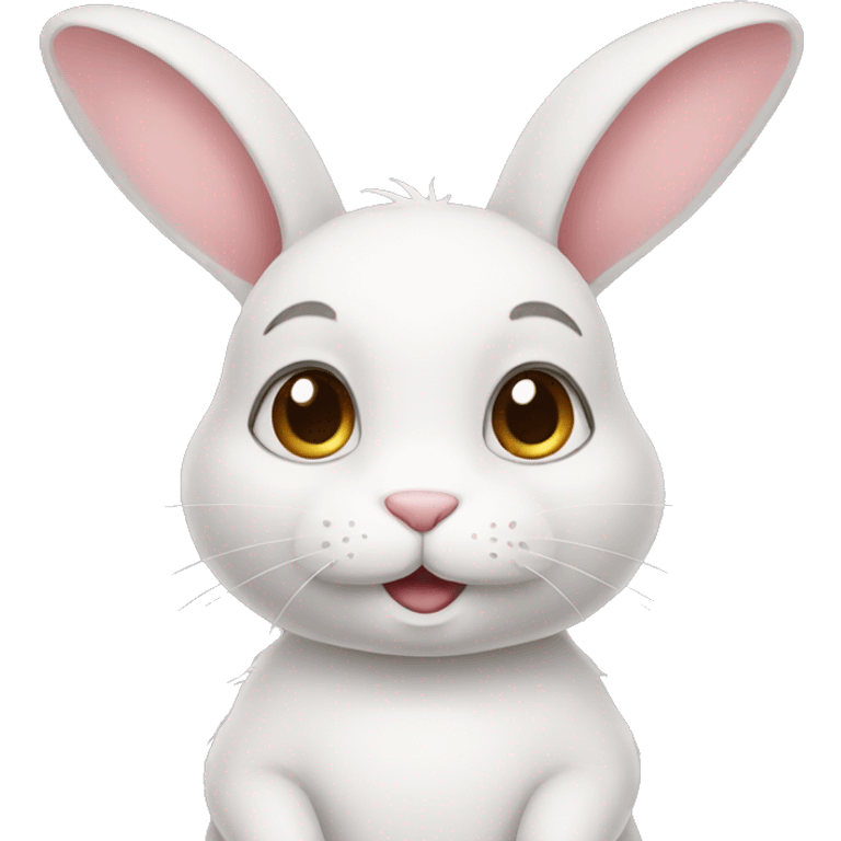 smart bunny emoji