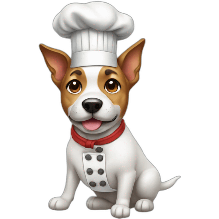 Dog chef  emoji