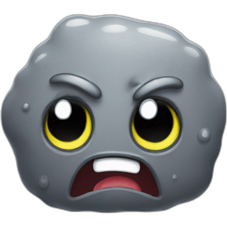 angry grey slime emoji