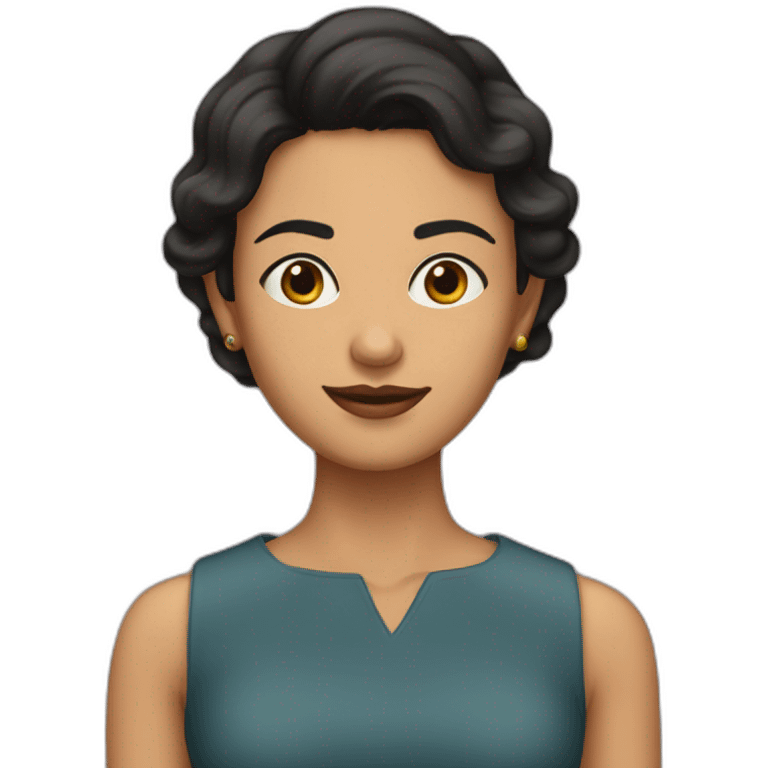 Morena enojada emoji