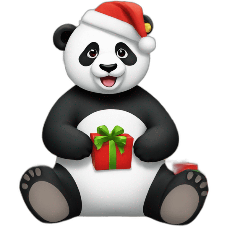 panda-with-Christmas emoji