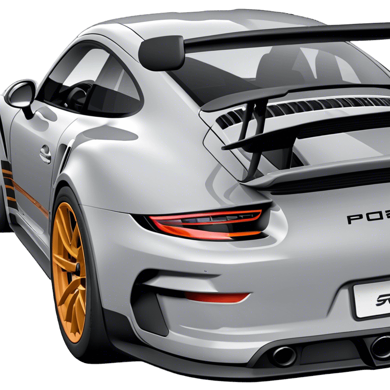 Porsche GT3RS - Porsche (Model Year: 2021) (Iconic colour: Grey and Black) emoji