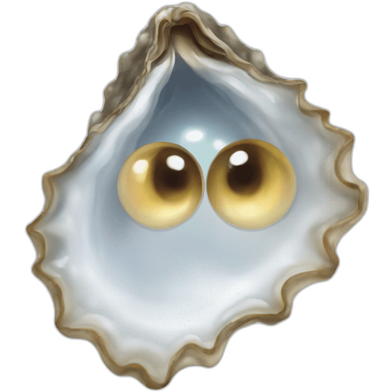 oyster with eye as pearl emoji