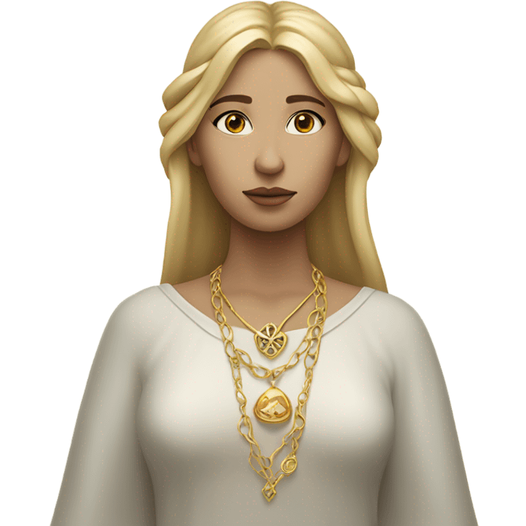 Esoteric blonde woman  emoji