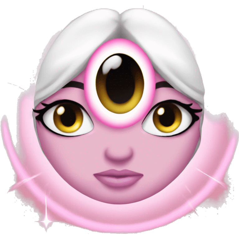 angelic diva pink third eye emoji