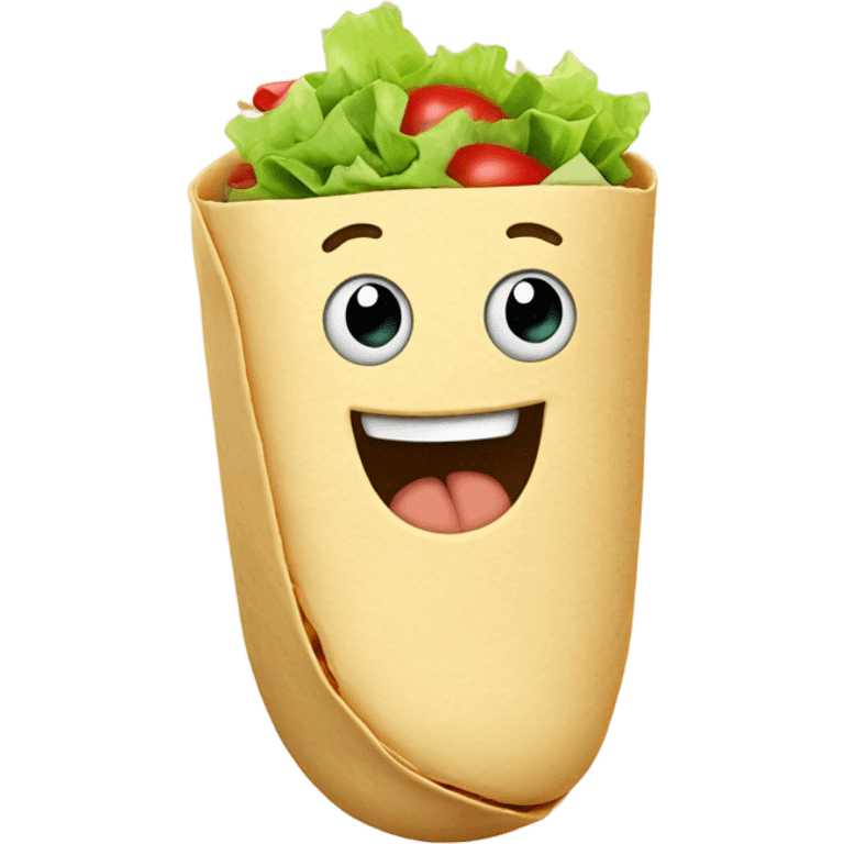 Burrito with thumbs up emoji