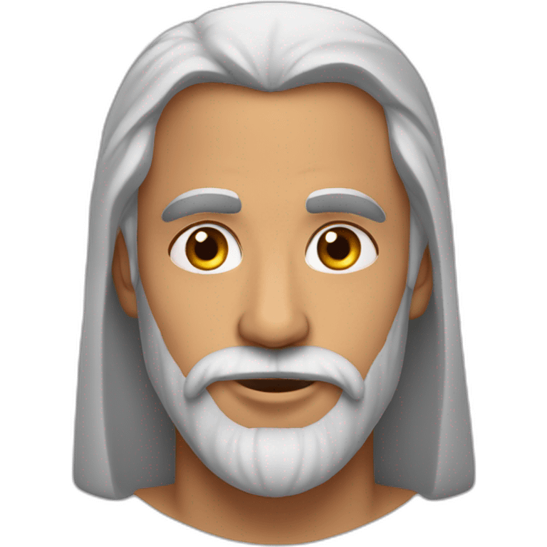 Arabe chauve barbe gros emoji