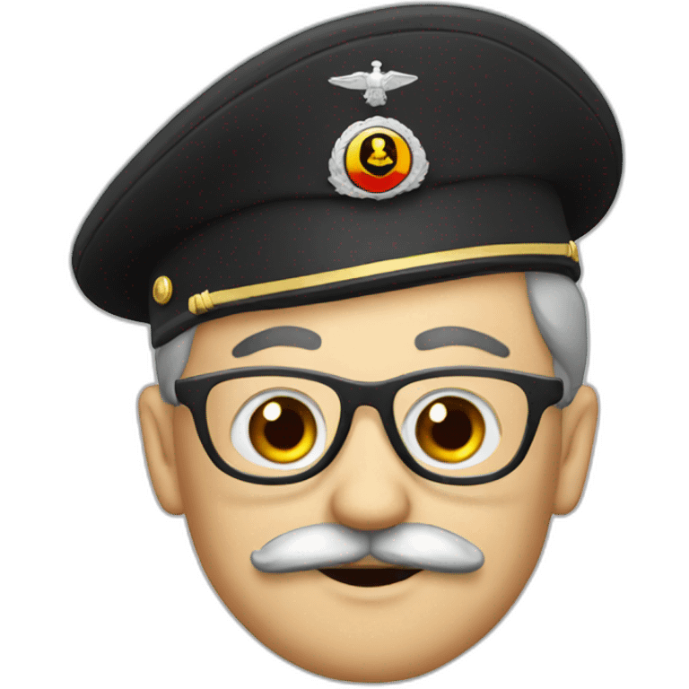 german dictator with weird mustache emoji