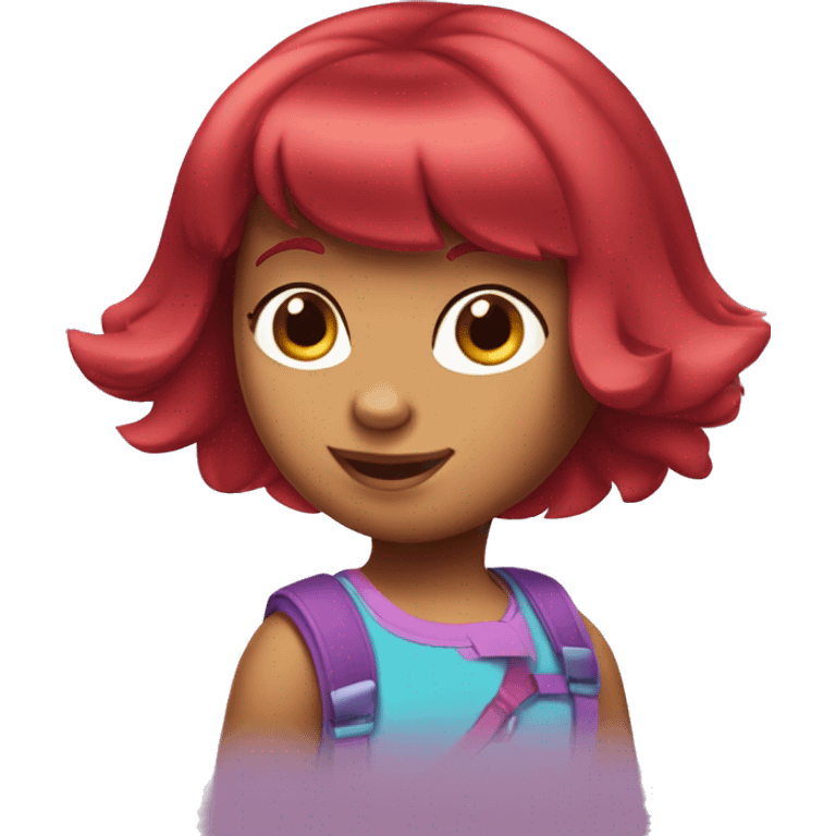 Dora the explorer bremod cherry red hair emoji