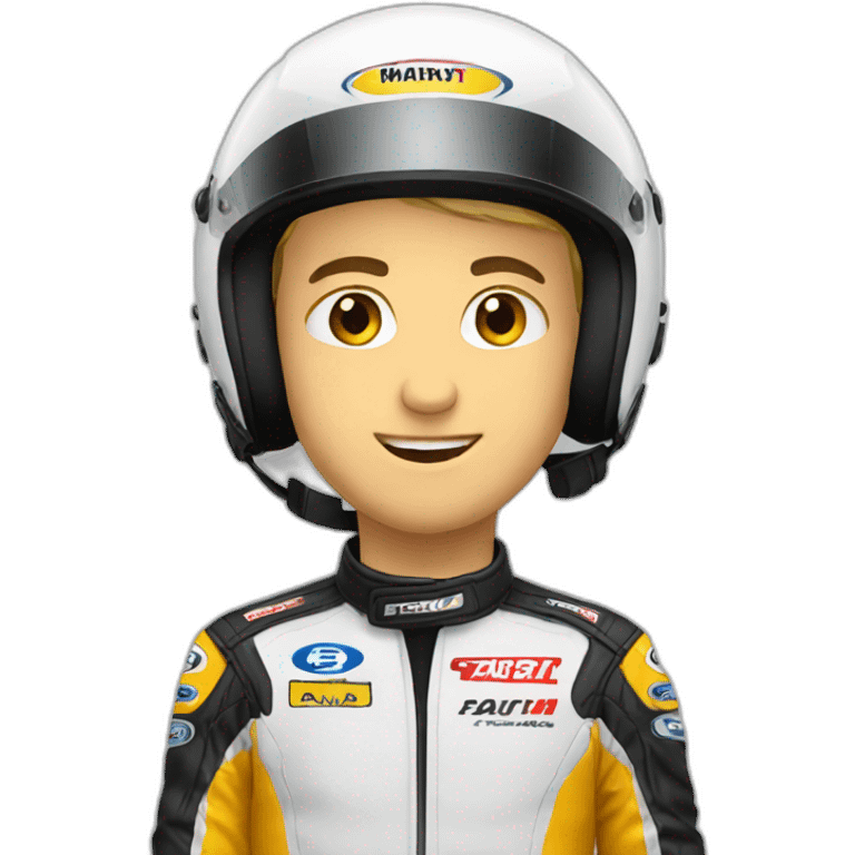 Karting pro driver emoji