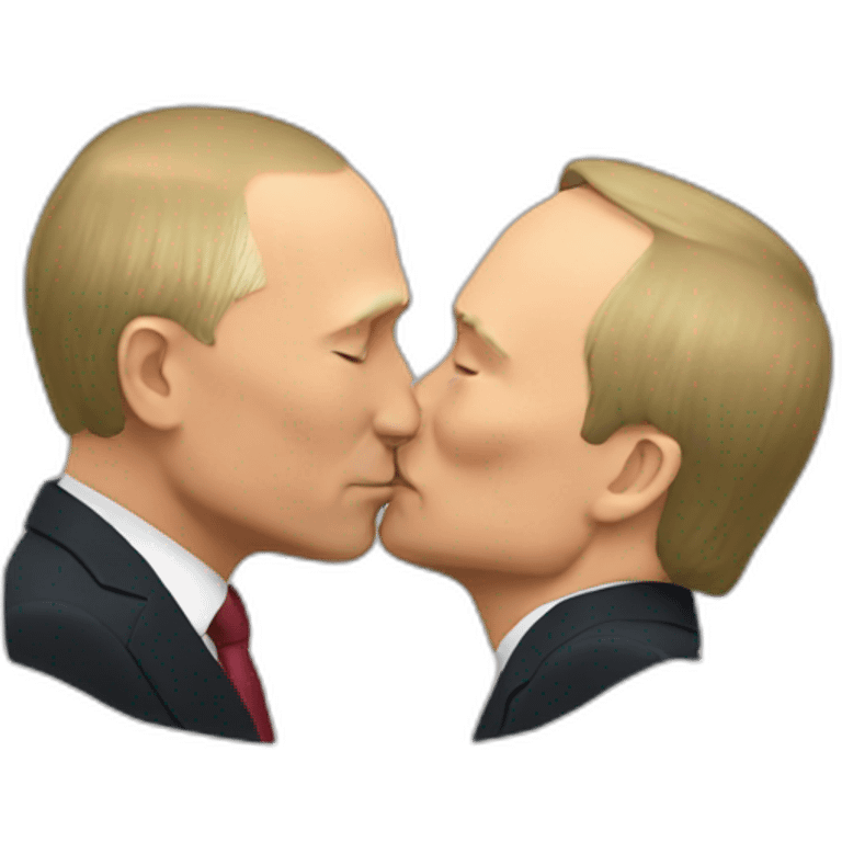 vladimir putin kiss emoji