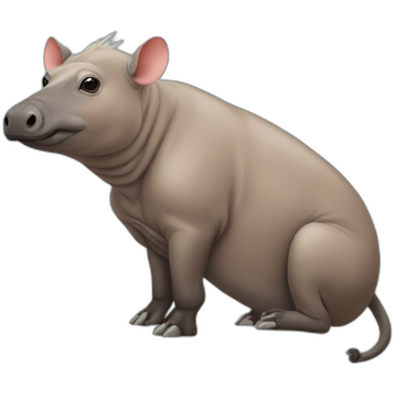 Babirusa Sitting emoji