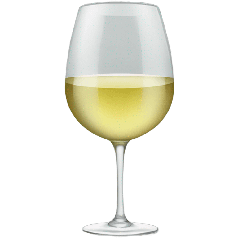 Glass of white wine  emoji