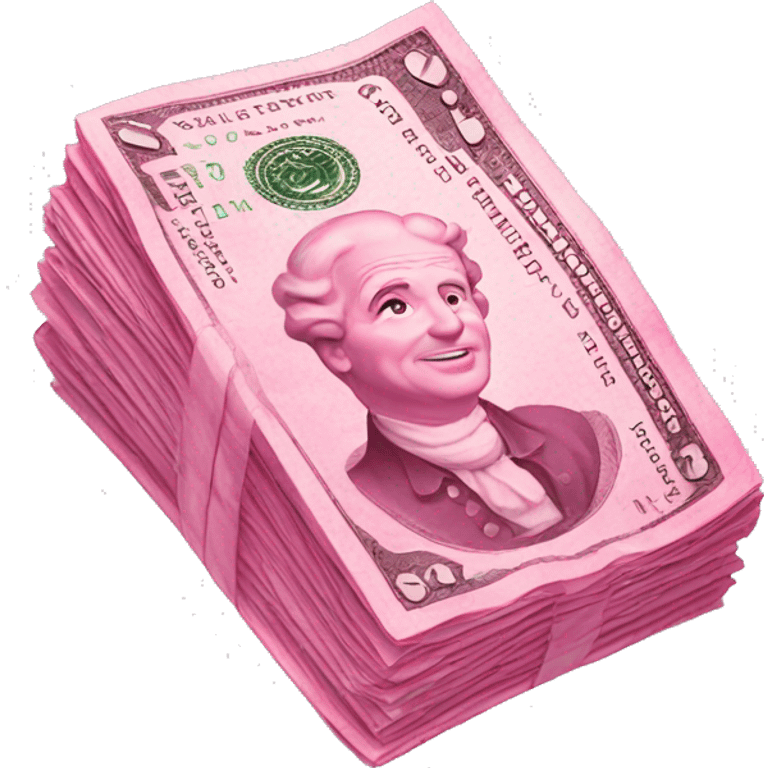 pink money emoji