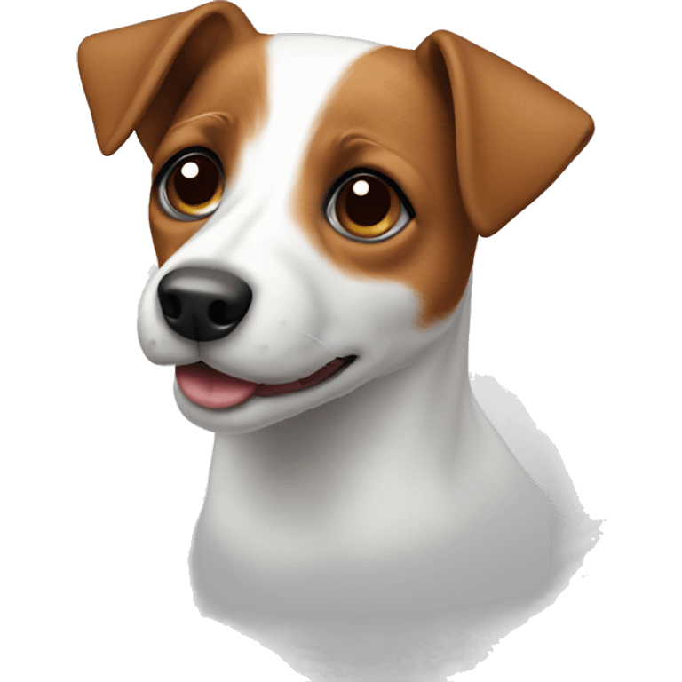 Jack Russell dog tricolor emoji