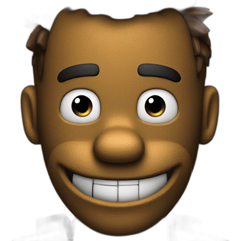 Freddy’s face from FNAF 1 emoji