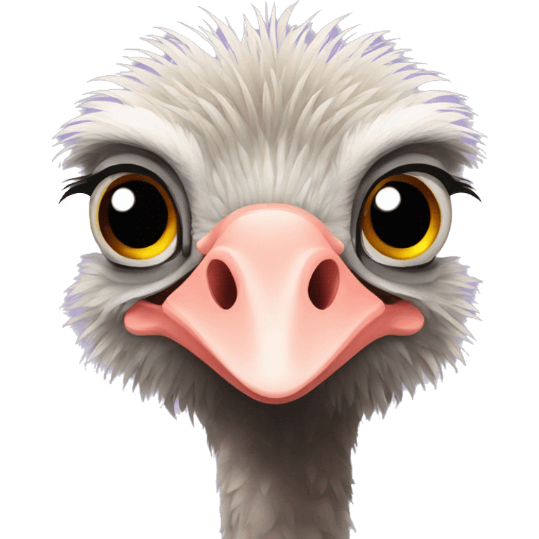 ostrich emoji