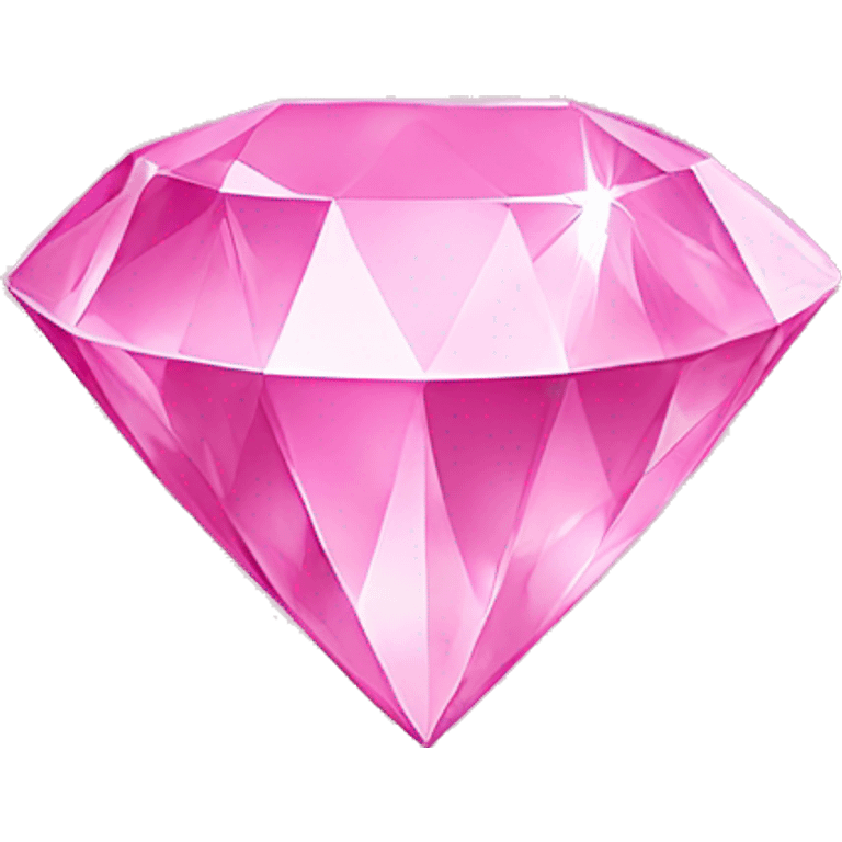 Pink diamond emoji