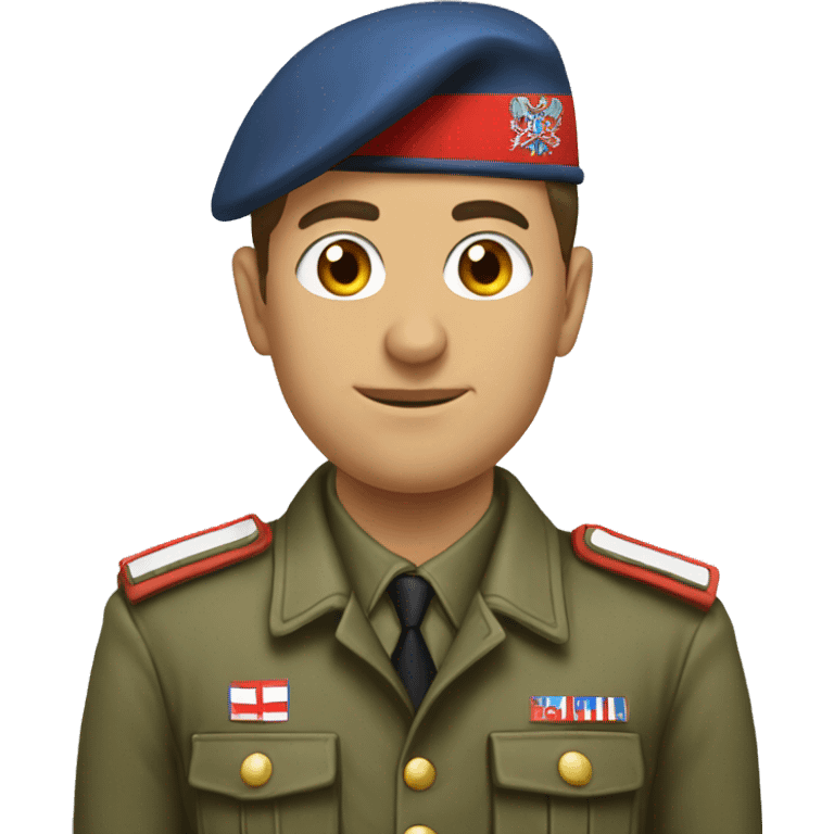 Serbian solider emoji