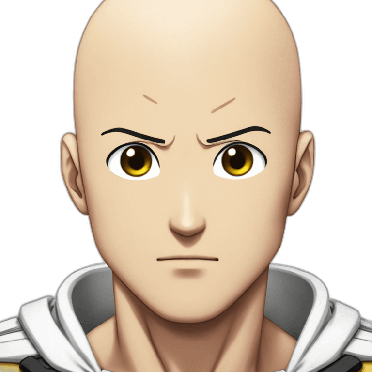 Heroic Saitama one punch man emoji