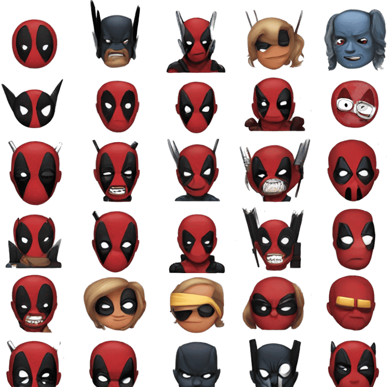 Deadpool wolverine emoji