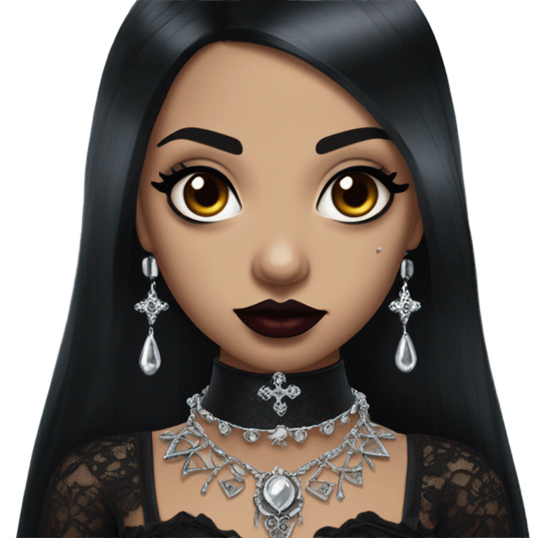 Gothic girl emoji