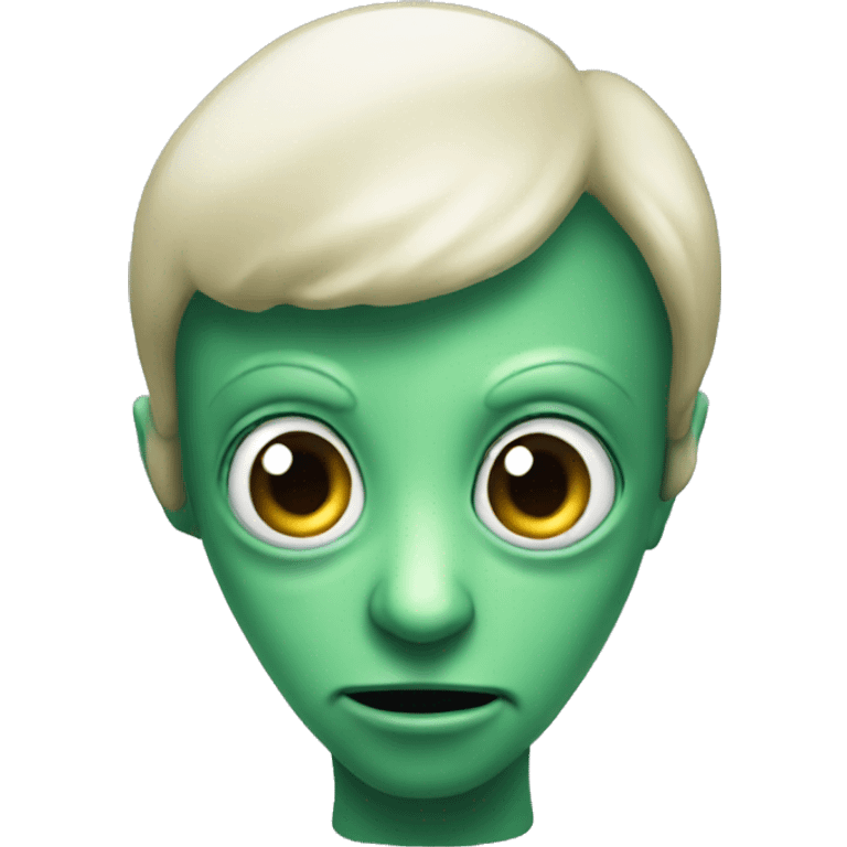 curious alien emoji