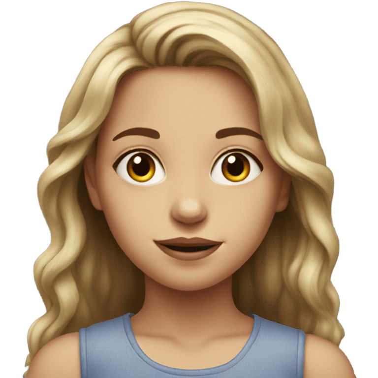 realistic portrait of a girl emoji