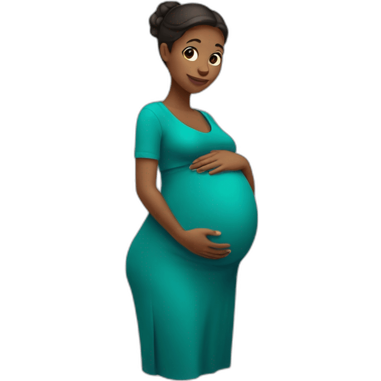 pregnant woman emoji