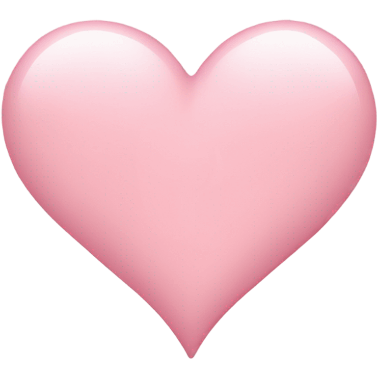 light pink heart emoji