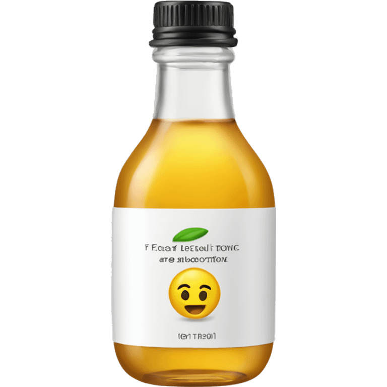 facial tonic with label emoji