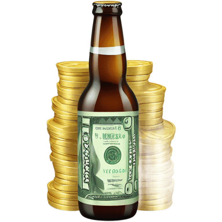 beer with money emoji