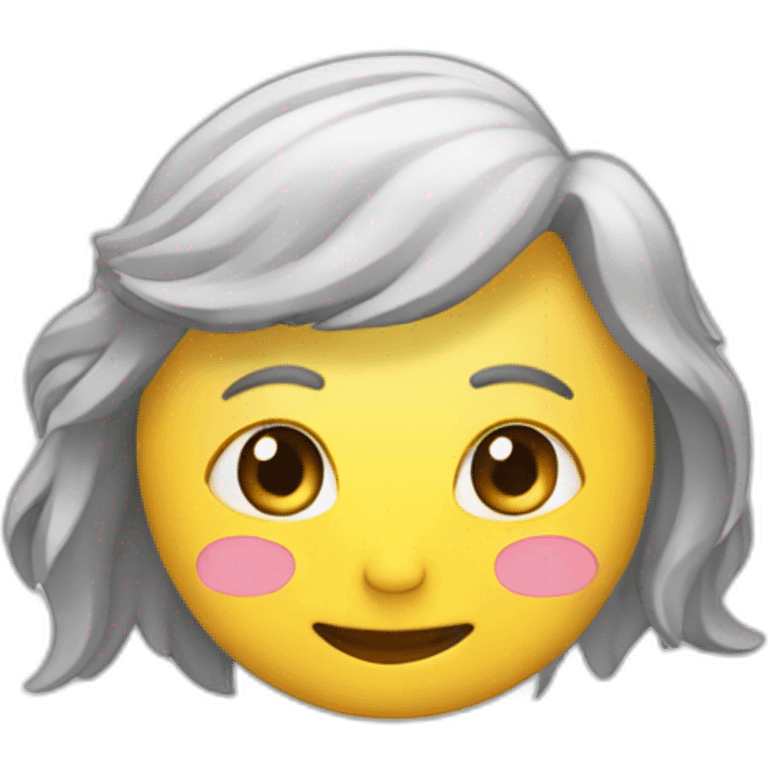 Emoji cœur argent emoji