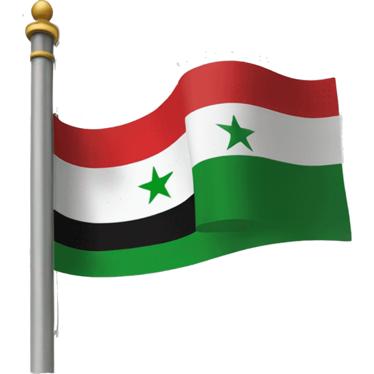 Free syria flag emoji