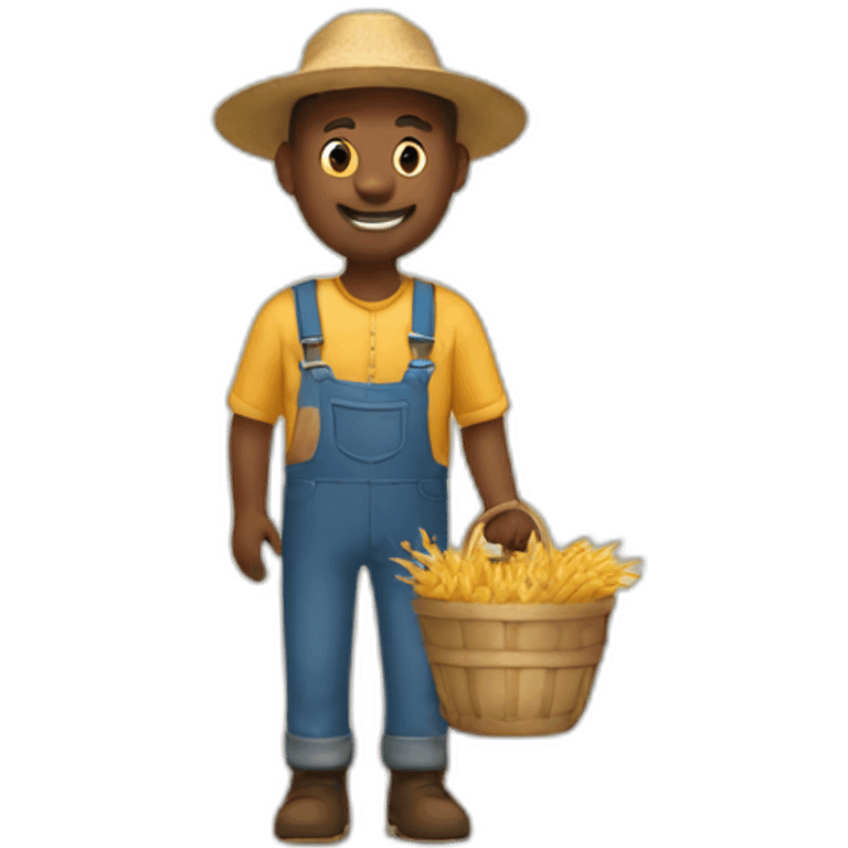 farmers holding hand emoji