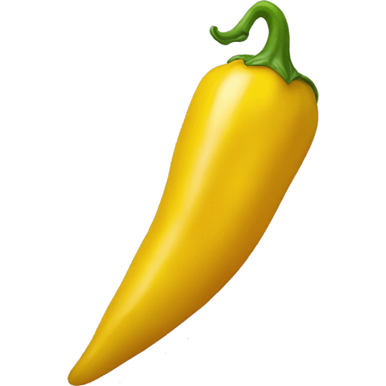 Yellow pepper emoji