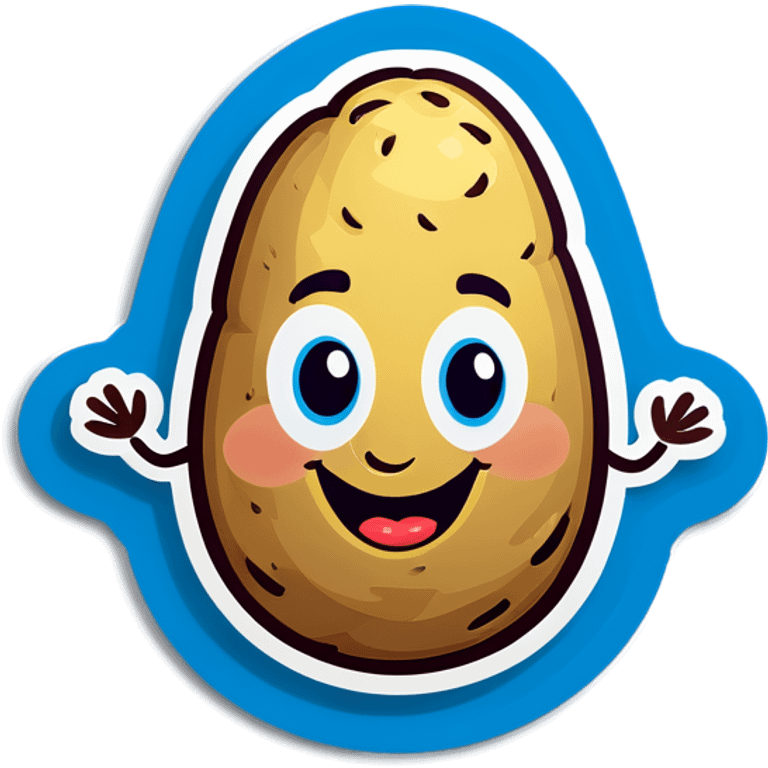 Funny potato  emoji