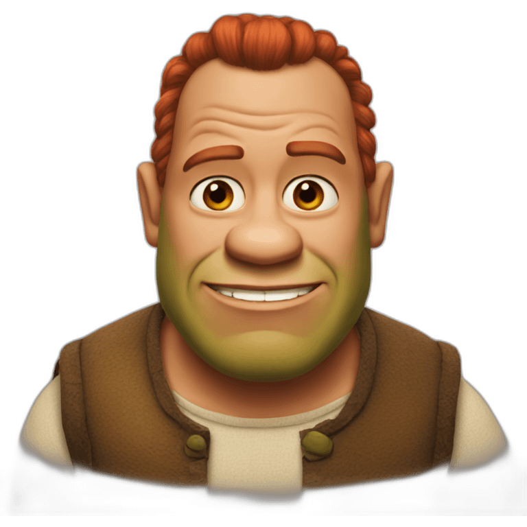 red-shrek emoji