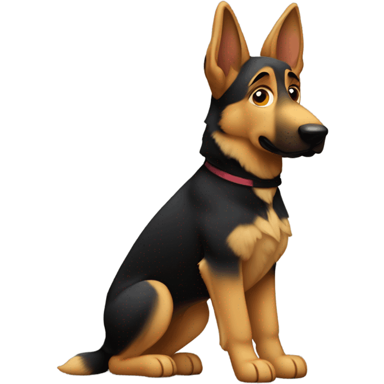 German Shepard emoji