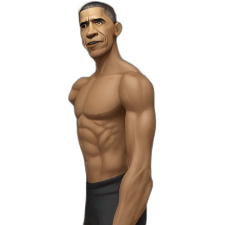 Muscular Obama emoji