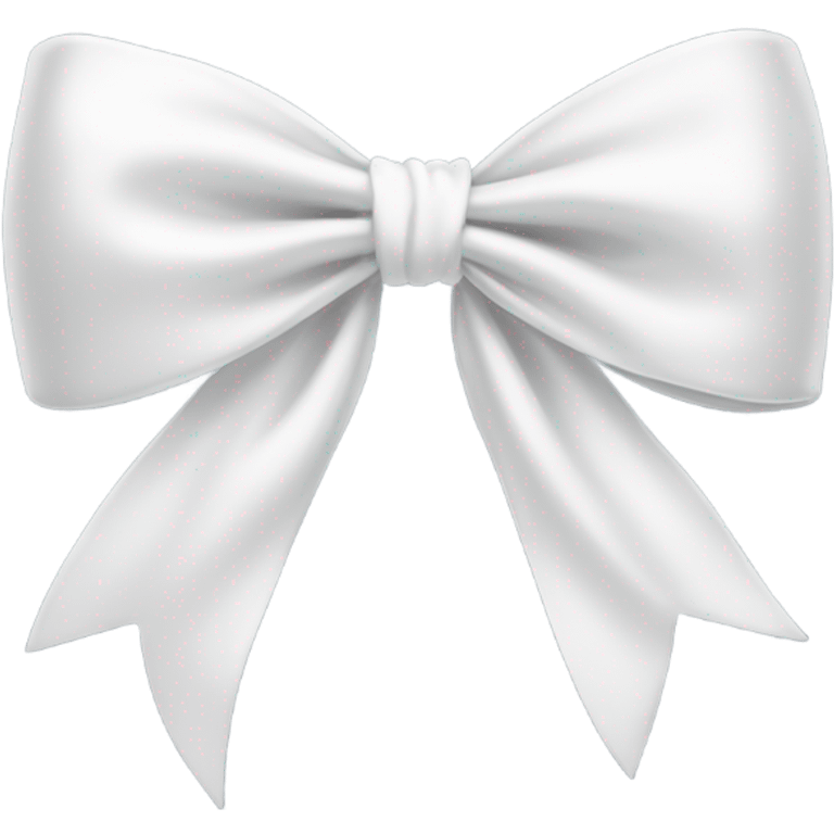 White bow  emoji