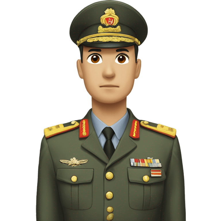 Design emojis or stickers for Discord representing China army ranks: Private, Corporal, Sergeant, Lieutenant, Captain, Major, Colonel, General, and Field Marshal. Use military colors and distinct insignia for each rank.”  emoji